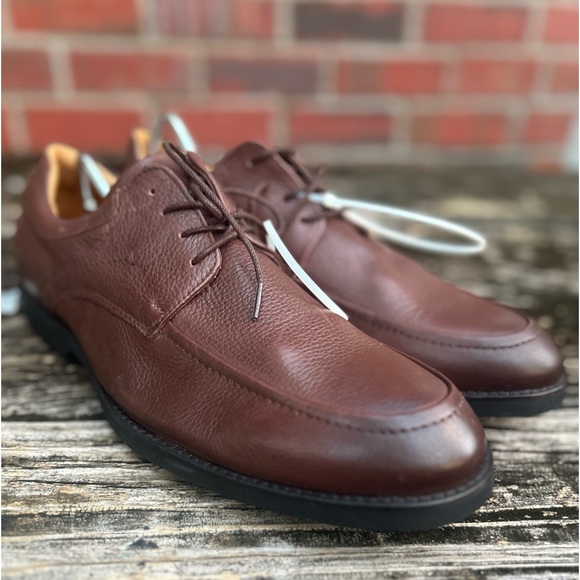 NWOB Marc Joseph New York Hand Crafted in Brazil Brown Leather Dress Shoes Sz 11 - Picture 8 of 14